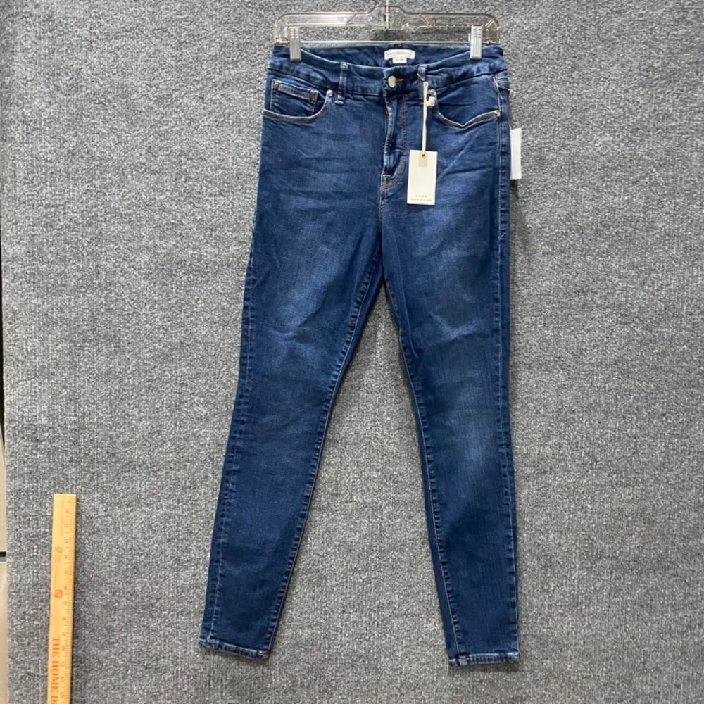 Good American Good Legs Skinny Jeans Womens 8/29 Blue High Rise GL873T NWT